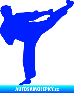 Samolepka Karate 008 pravá modrá dynamic