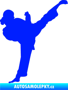Samolepka Karate 012 pravá modrá dynamic