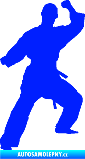 Samolepka Karate 014 levá modrá dynamic