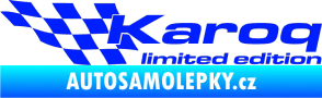 Samolepka Karoq limited edition levá modrá dynamic
