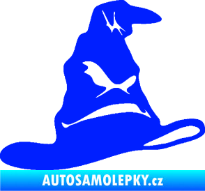 Samolepka Klobouk 001 pravá modrá dynamic