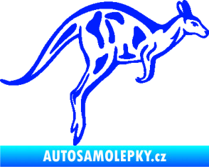 Samolepka Klokan 004 pravá modrá dynamic