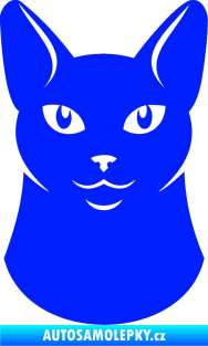 Samolepka Kočka 005 pravá modrá dynamic