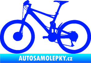 Samolepka Kolo 001 levá - (horské kolo) modrá dynamic