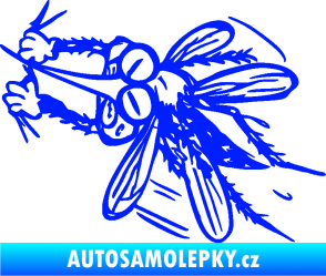 Samolepka Komár 002 levá modrá dynamic