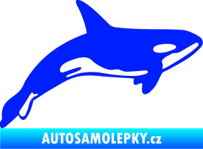 Samolepka Kosatka 001 pravá modrá dynamic