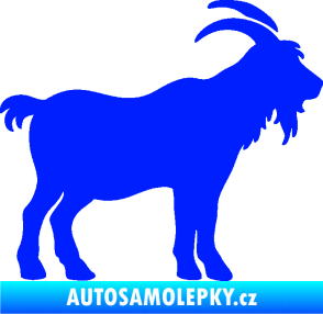 Samolepka Kozel 008 pravá silueta modrá dynamic