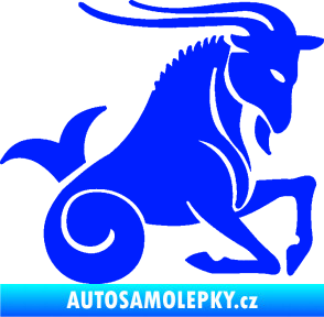 Samolepka Kozoroh 004 pravá modrá dynamic