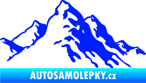 Samolepka Krajina hory 006 pravá modrá dynamic