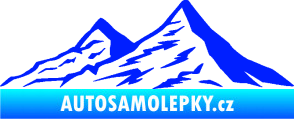 Samolepka Krajina hory 009 levá modrá dynamic