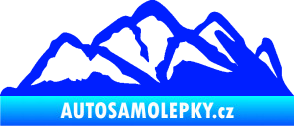 Samolepka Krajina hory 013 pravá modrá dynamic