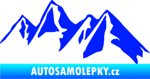 Samolepka Krajina hory 015 pravá modrá dynamic