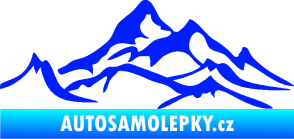 Samolepka Krajina hory 017 levá modrá dynamic