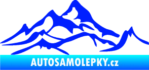 Samolepka Krajina hory 017 pravá modrá dynamic