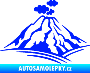 Samolepka Krajina hory 018 levá modrá dynamic
