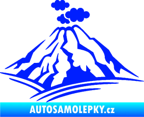 Samolepka Krajina hory 018 pravá modrá dynamic