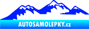 Samolepka Krajina hory 020 levá modrá dynamic
