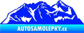 Samolepka Krajina hory 024 levá modrá dynamic