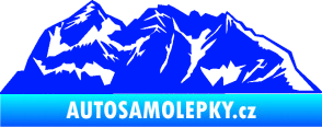 Samolepka Krajina hory 024 pravá modrá dynamic