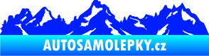 Samolepka Krajina hory 034 pravá modrá dynamic
