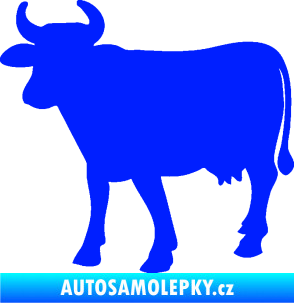 Samolepka Kráva 002 levá modrá dynamic