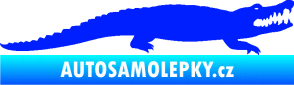 Samolepka Krokodýl 002 pravá modrá dynamic