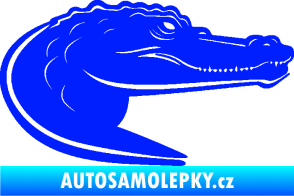 Samolepka Krokodýl 004 pravá modrá dynamic