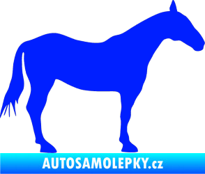 Samolepka Kůň 005 pravá modrá dynamic