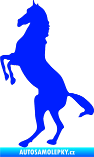 Samolepka Kůň 013 levá na zadních modrá dynamic