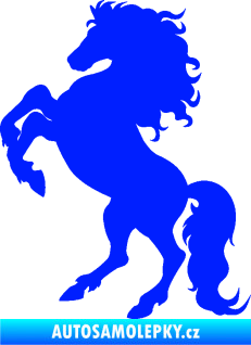 Samolepka Kůň 038 levá modrá dynamic