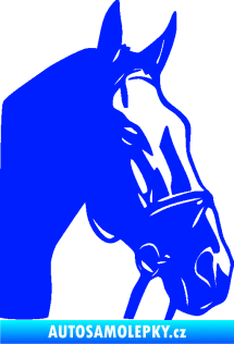 Samolepka Kůň 089 pravá modrá dynamic