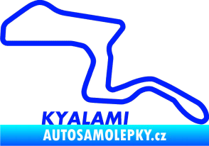 Samolepka Okruh Kyalami modrá dynamic