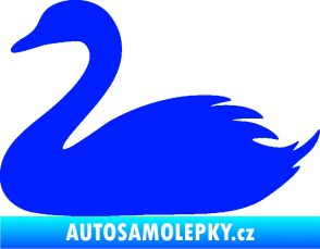 Samolepka Labuť 001 levá modrá dynamic