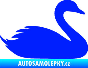 Samolepka Labuť 001 pravá modrá dynamic