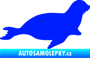 Samolepka Lachtan 001 pravá modrá dynamic