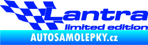 Samolepka Lantra limited edition levá modrá dynamic