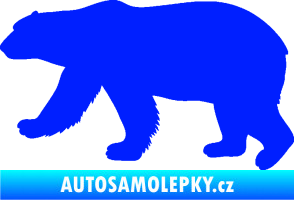 Samolepka Lední medvěd 002 levá modrá dynamic
