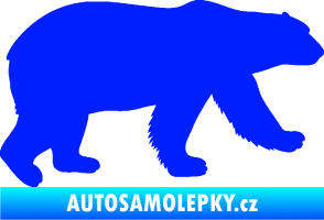 Samolepka Lední medvěd 002 pravá modrá dynamic