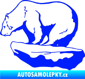 Samolepka Lední medvěd levá modrá dynamic