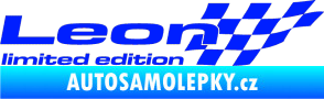 Samolepka Leon limited edition pravá modrá dynamic