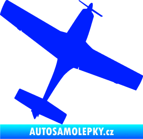 Samolepka Letadlo 003 pravá modrá dynamic