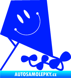 Samolepka Létající drak levá modrá dynamic
