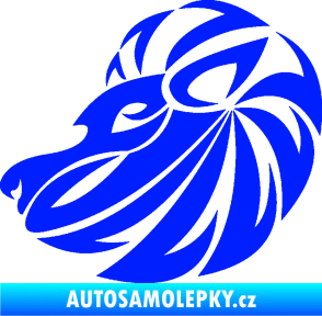 Samolepka Lev zvěrokruh 003 levá modrá dynamic