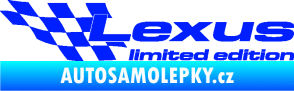 Samolepka Lexus limited edition levá modrá dynamic
