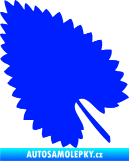 Samolepka List 001 levá modrá dynamic