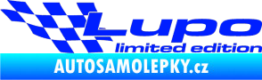 Samolepka Lupo limited edition levá modrá dynamic