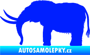 Samolepka Mamut 001 levá modrá dynamic