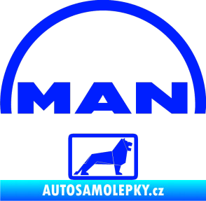 Samolepka MAN - Truck modrá dynamic