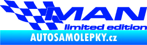 Samolepka MAN limited edition levá modrá dynamic