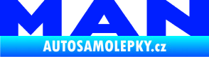 Samolepka MAN nápis modrá dynamic
